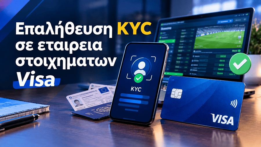 Επαλήθευση KYC στο εταιρεία στοιχημάτων με visa